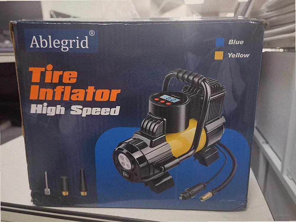 12V DC 150 PSI Car Tire Inflator Portable Air Compressor Auto Shut Off