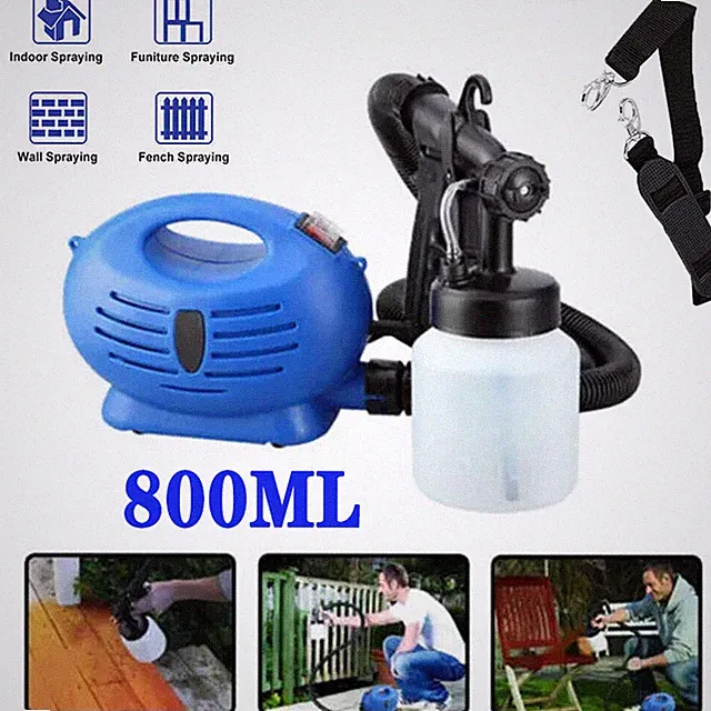 800ML HVLP Paint Sprayer Machine Handheld Electric Spray Gun Painting Tool 650W