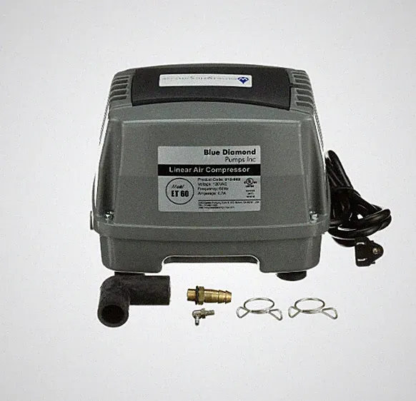 Blue Diamond Envir-o ET60 Linear Air Pump for Ponds or Septic Systems Aeration