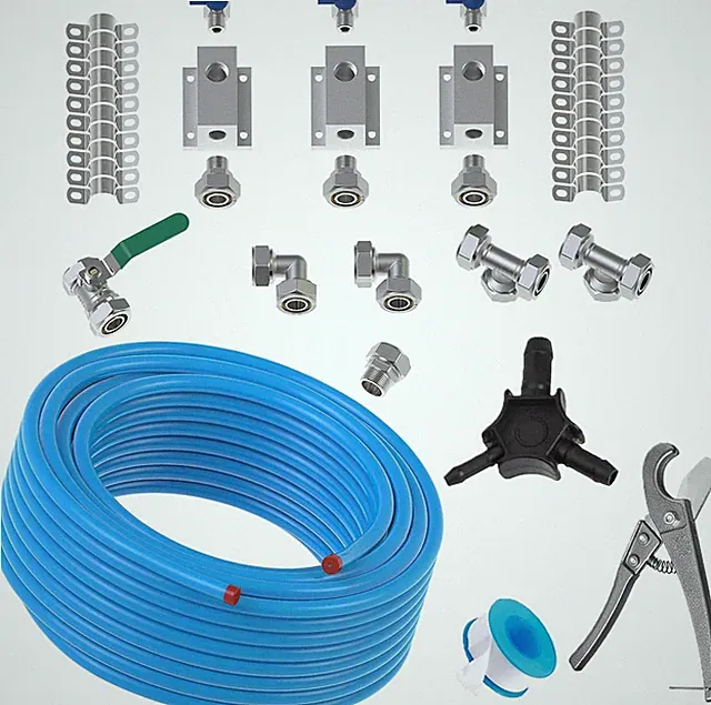 Compressed Air Piping System 3/4 Inch X 100 Ft Tubing, Shop Air Line Kit for Gar