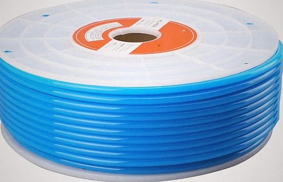 Pneumatic Tubing Pipe, 10mm x 6.5mm Blue 291ft/89Meter, Air Compressor PU Hose